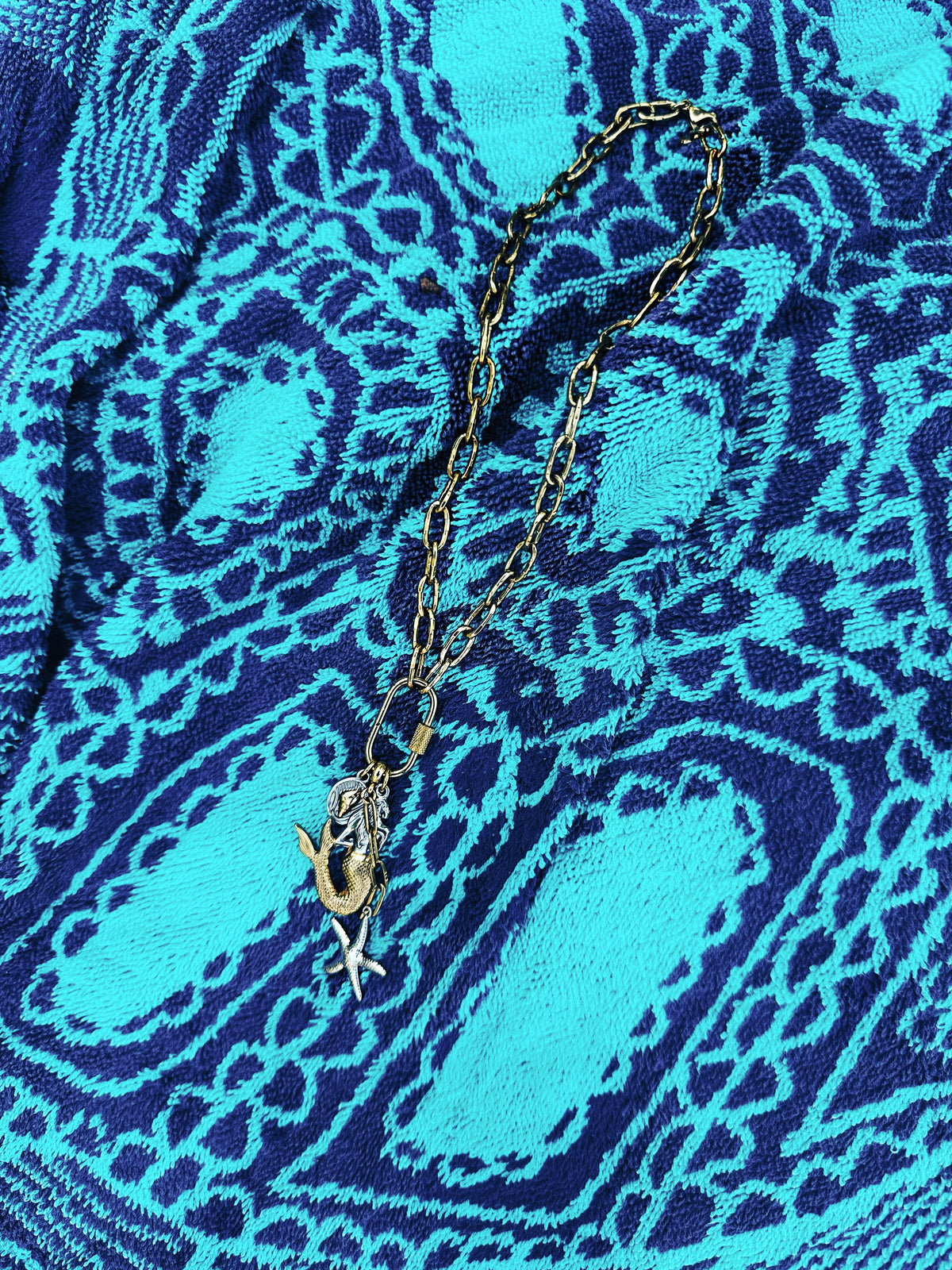 Sirena Necklace (Mermaid necklace with interchangeable charms)