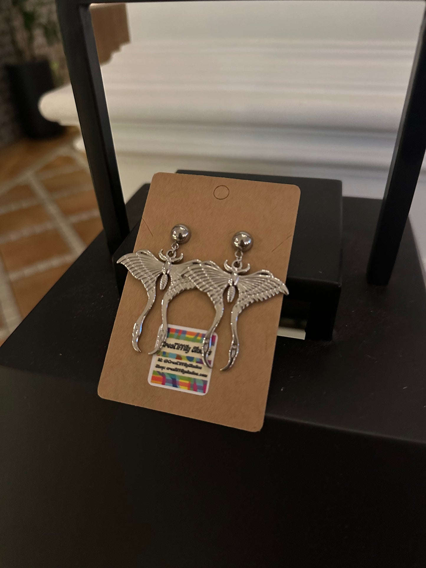 Magnificent Moth Earrings