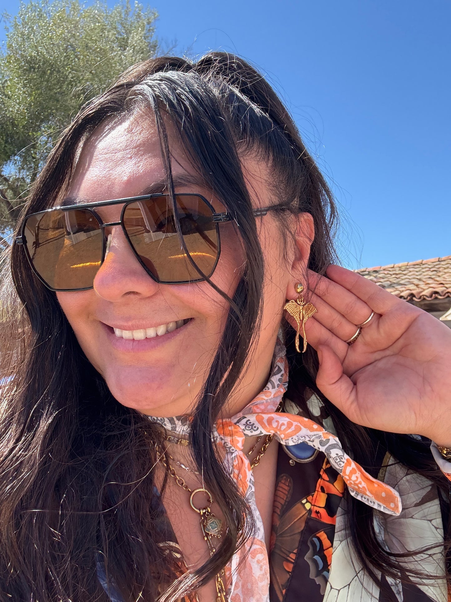 Magnificent Moth Earrings