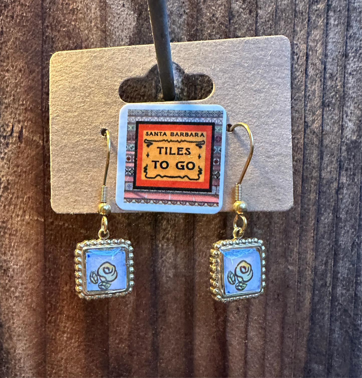 Choose your Tile: Hook Earrings
