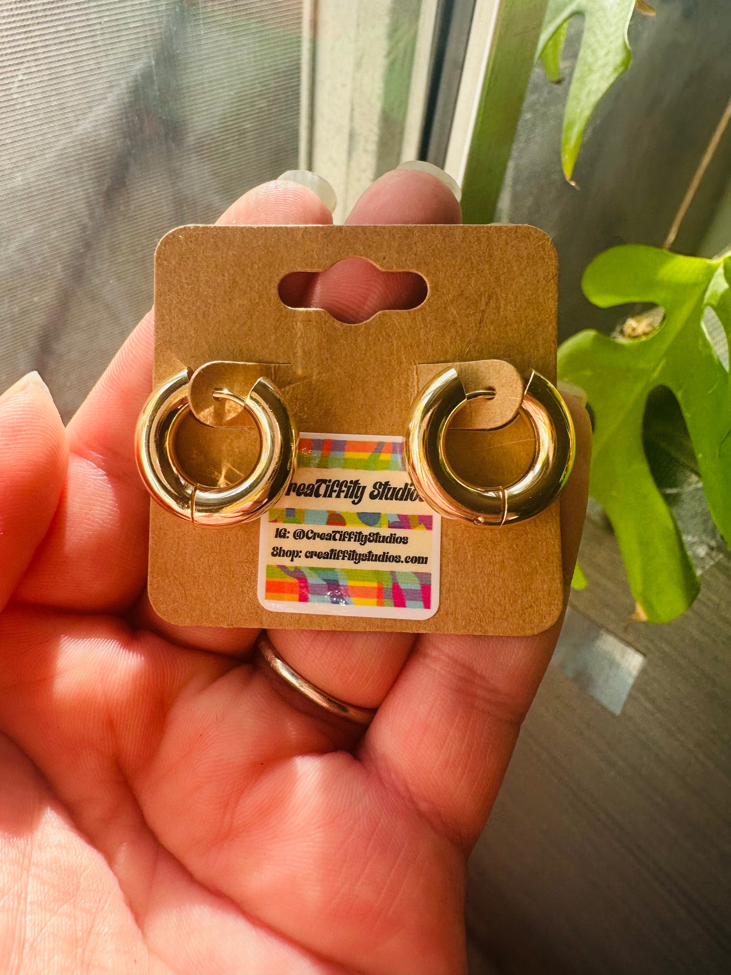 Chunky Charli Huggie Hoops