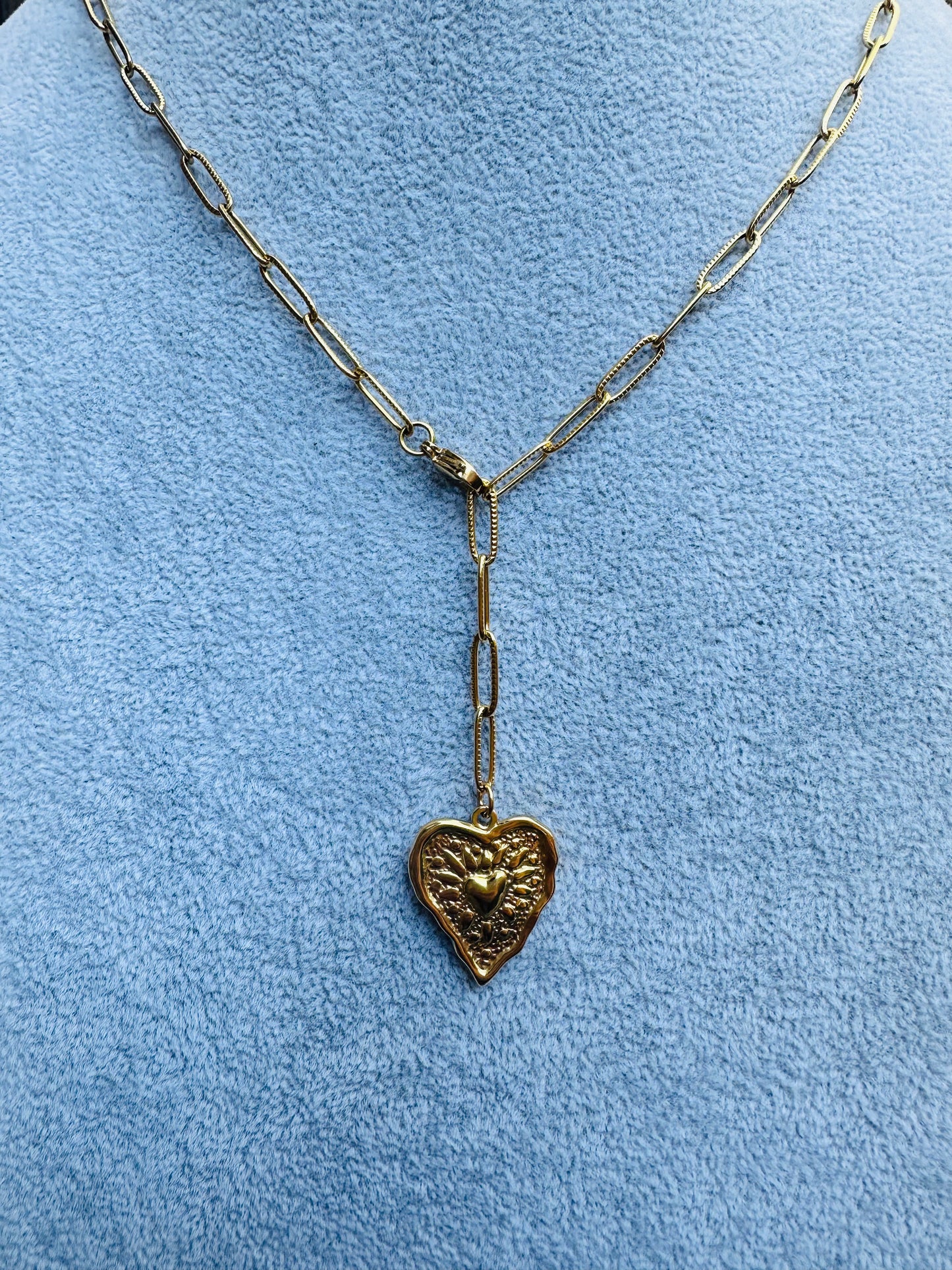 Love Lace Adjustable Lariat Necklace