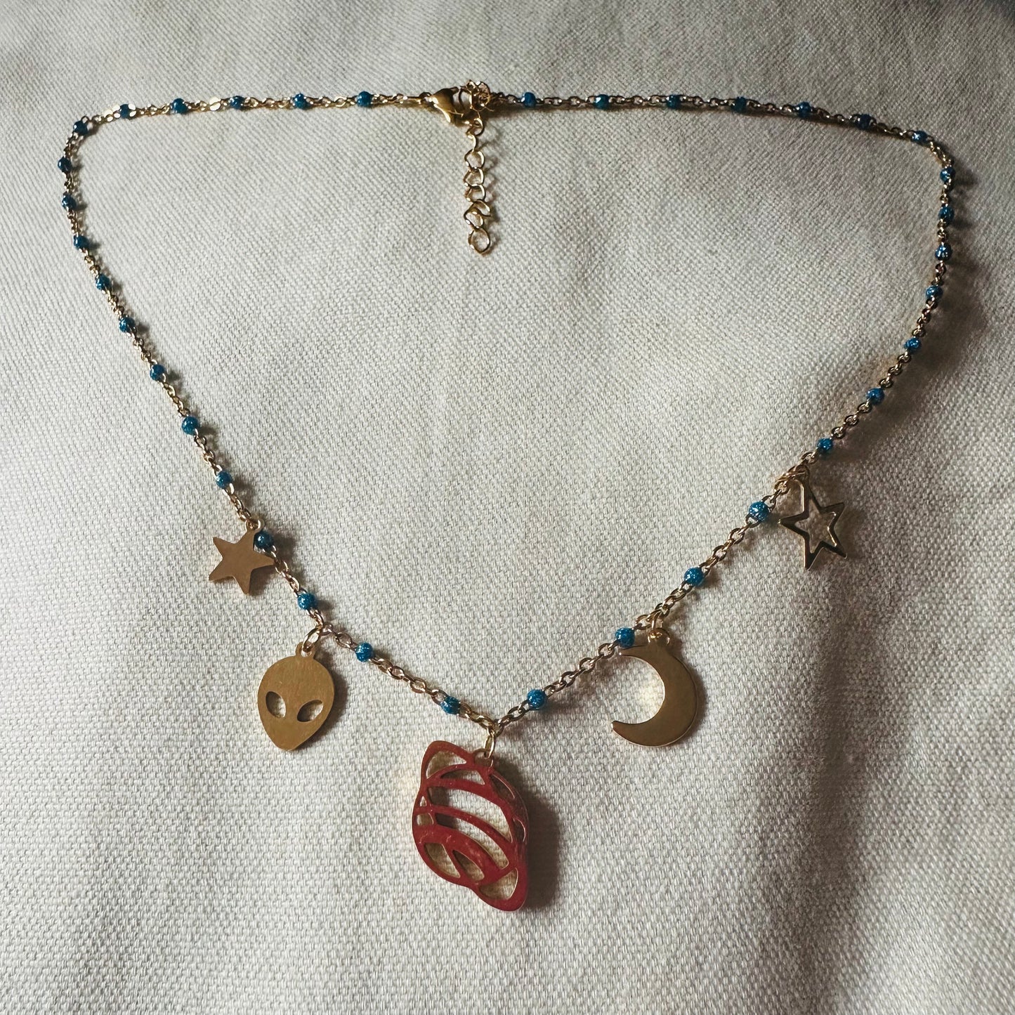 Space Case Charm Necklace