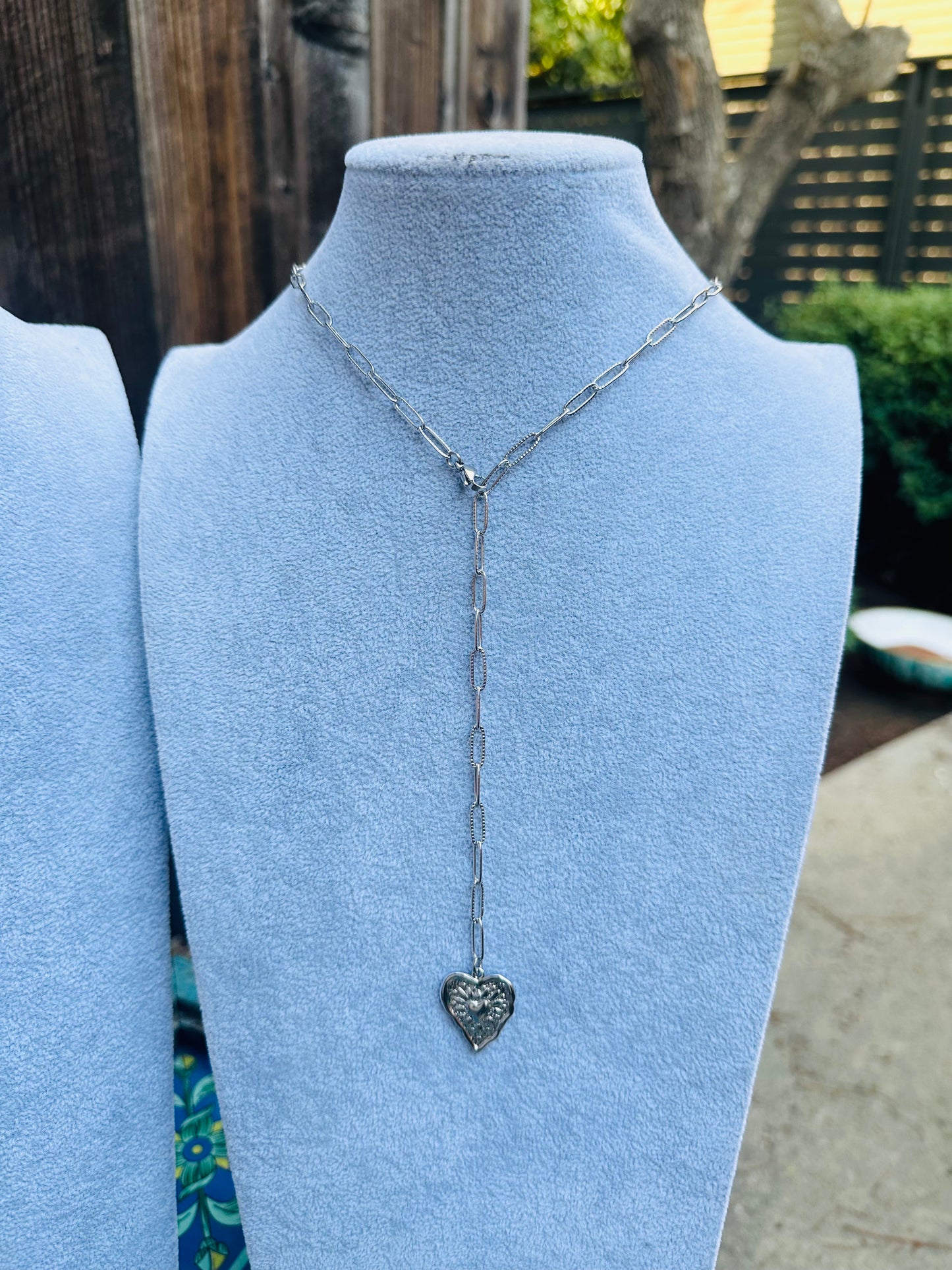 Love Lace Adjustable Lariat Necklace
