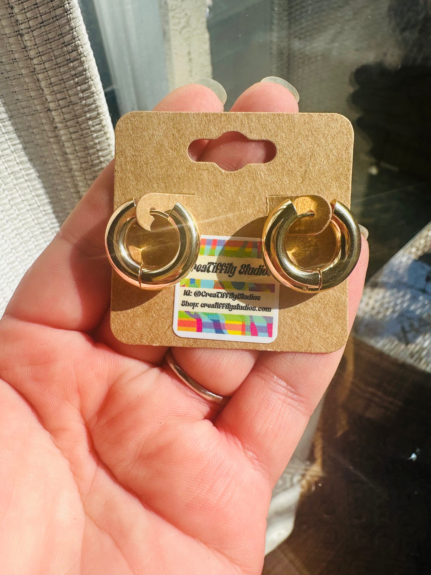 Chunky Charli Huggie Hoops