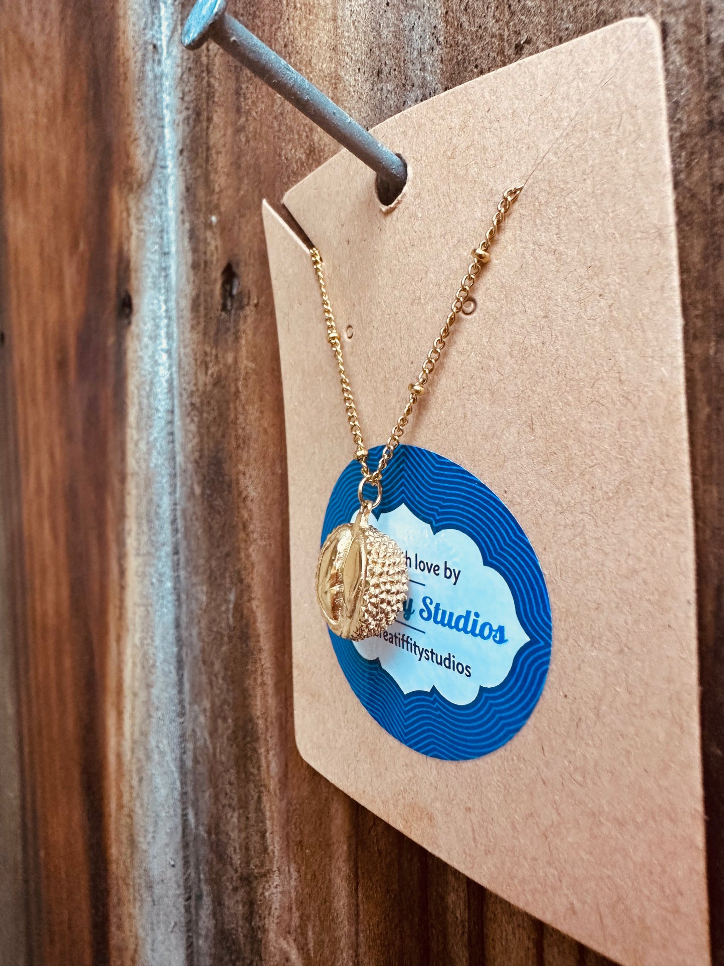 3D Durian Necklace