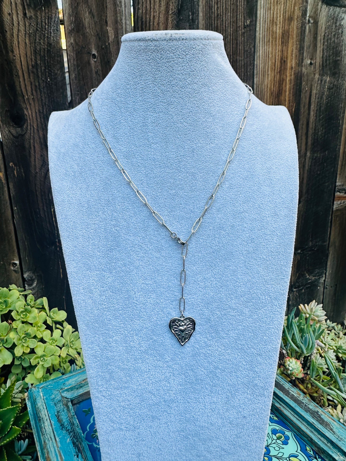 Love Lace Adjustable Lariat Necklace