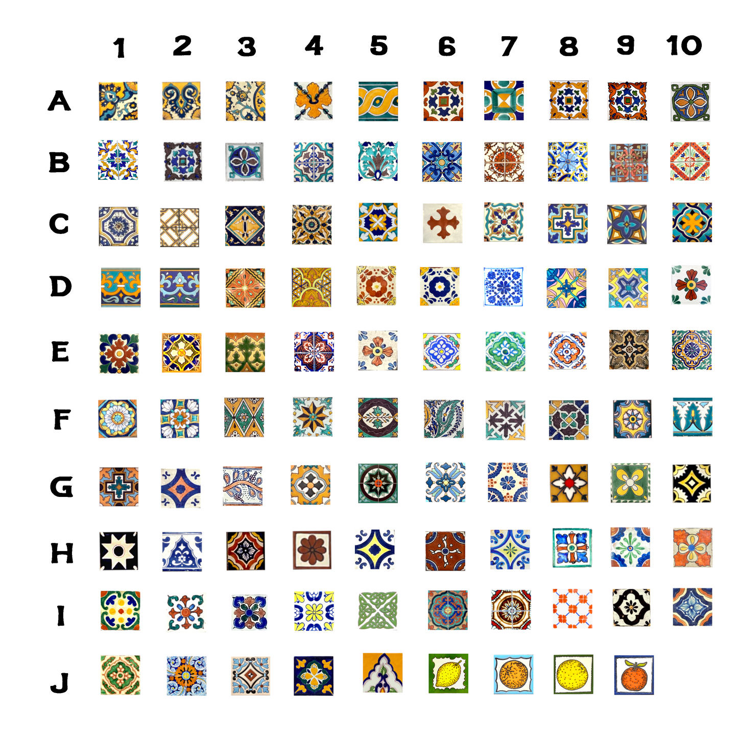 Choose your Tiles: Brooch, Bag Charm, Santa Barbara Tiles to Go