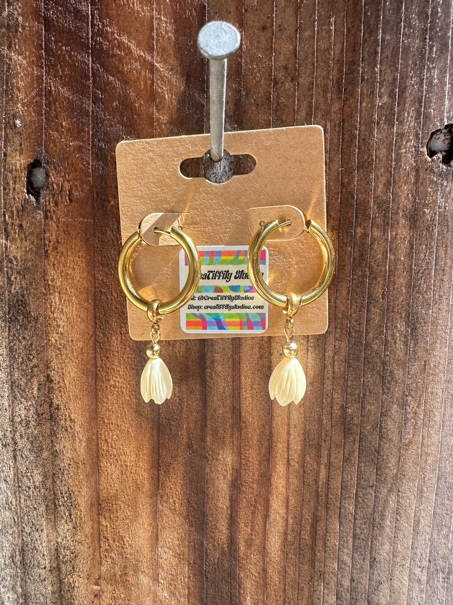 Champa Pka Huggie Hoops