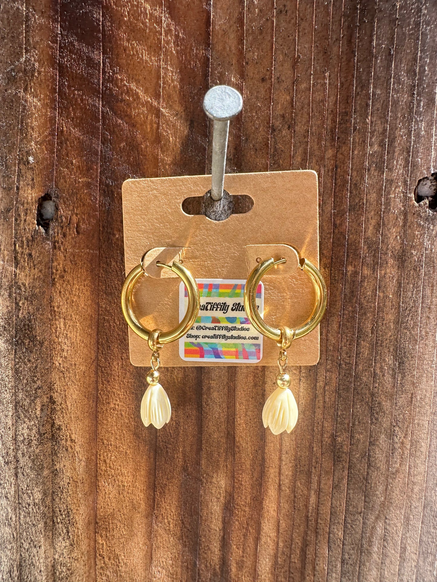 Champa Pka Huggie Hoops