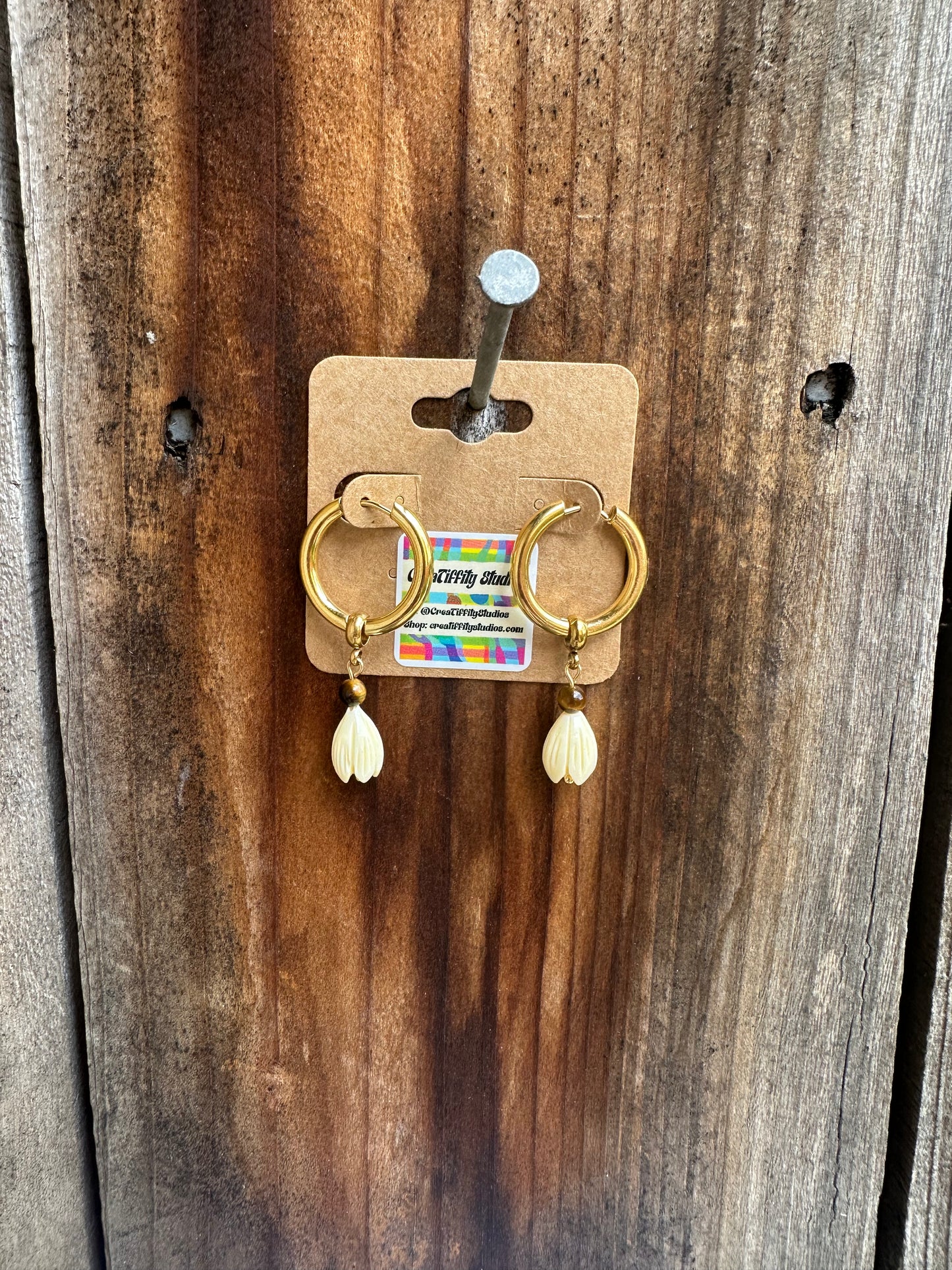 Champa Pka Huggie Hoops