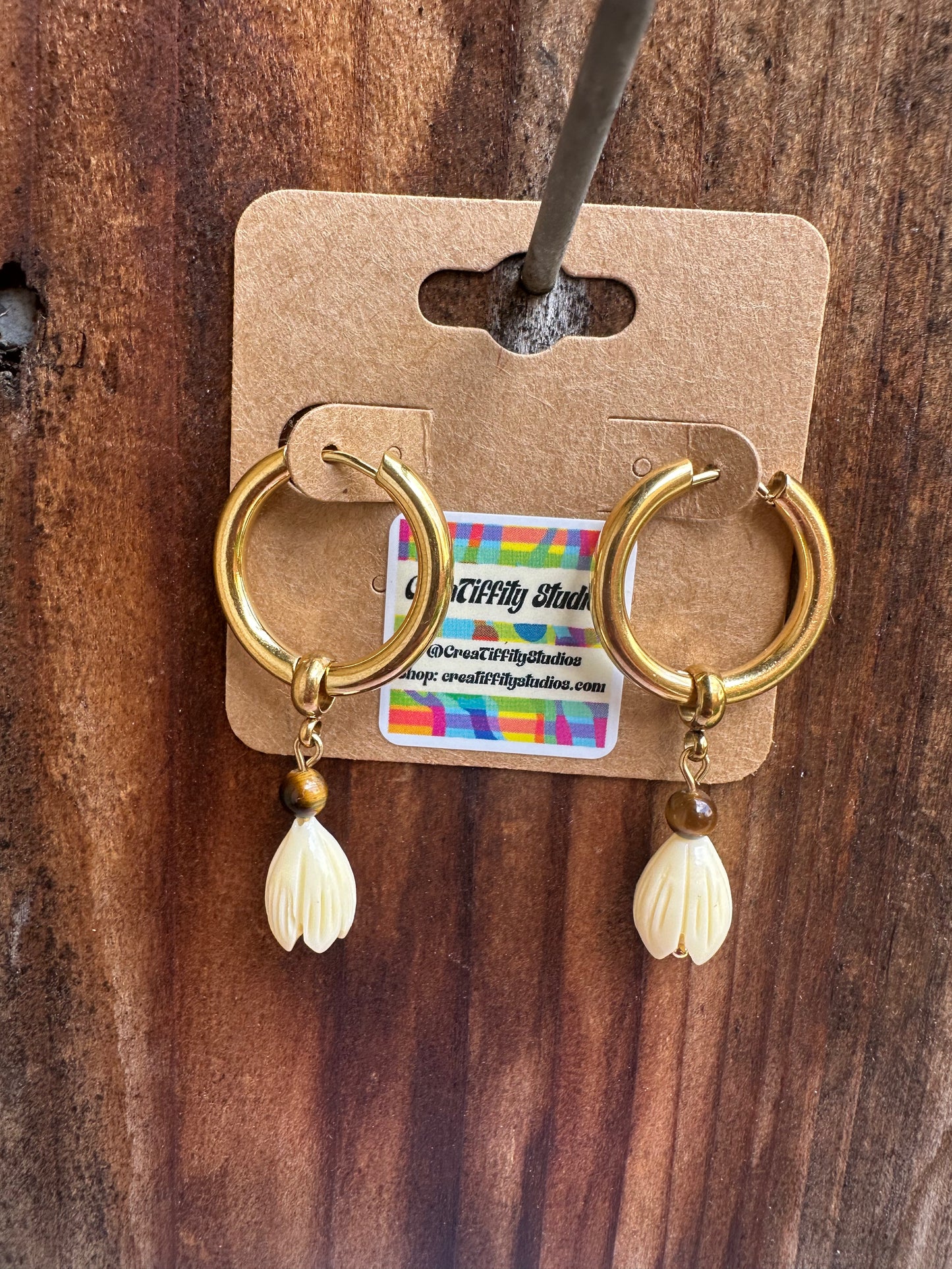 Champa Pka Huggie Hoops