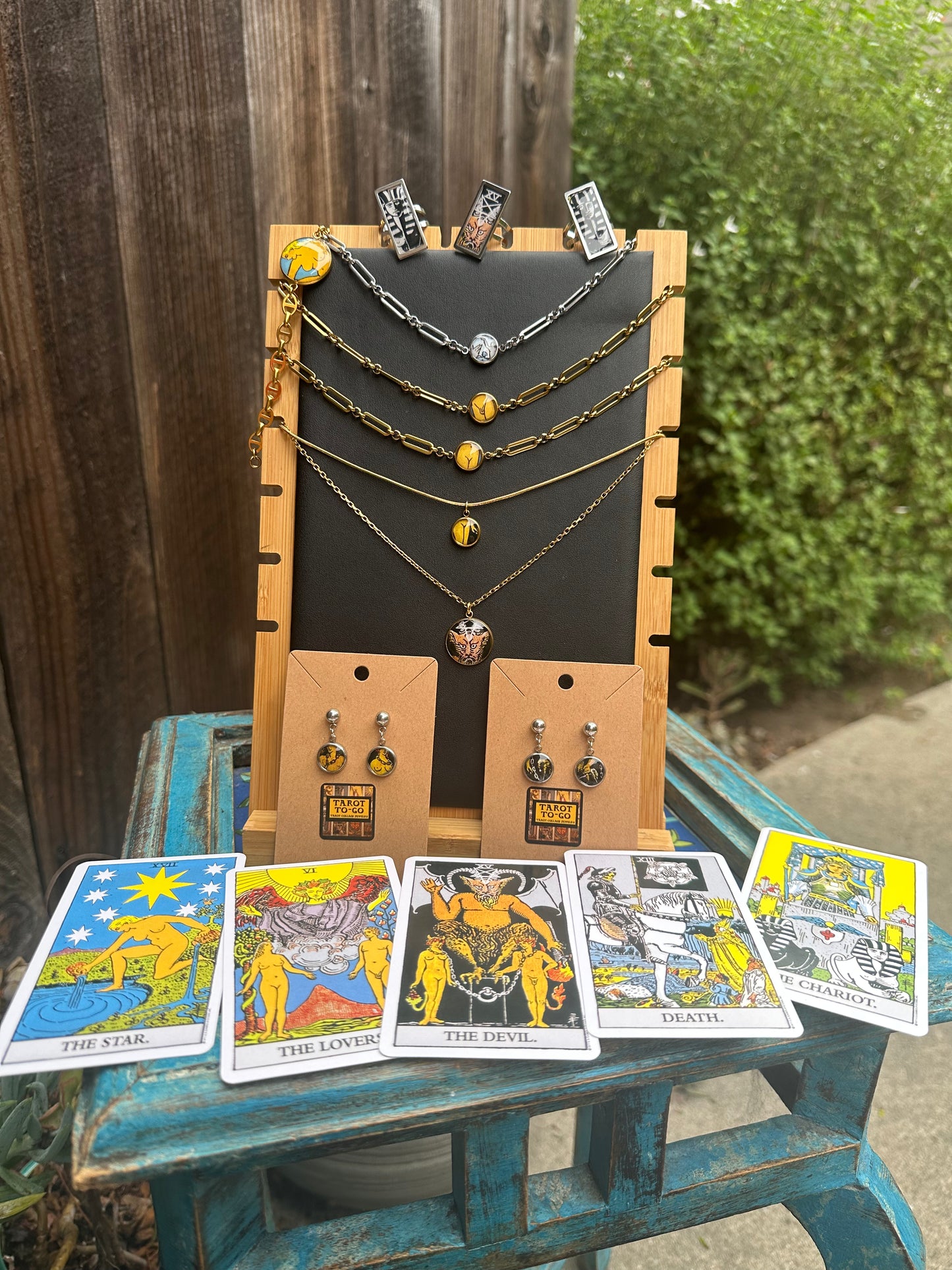 Tarot To Go: The Lovers His n Hers Choker Necklaces