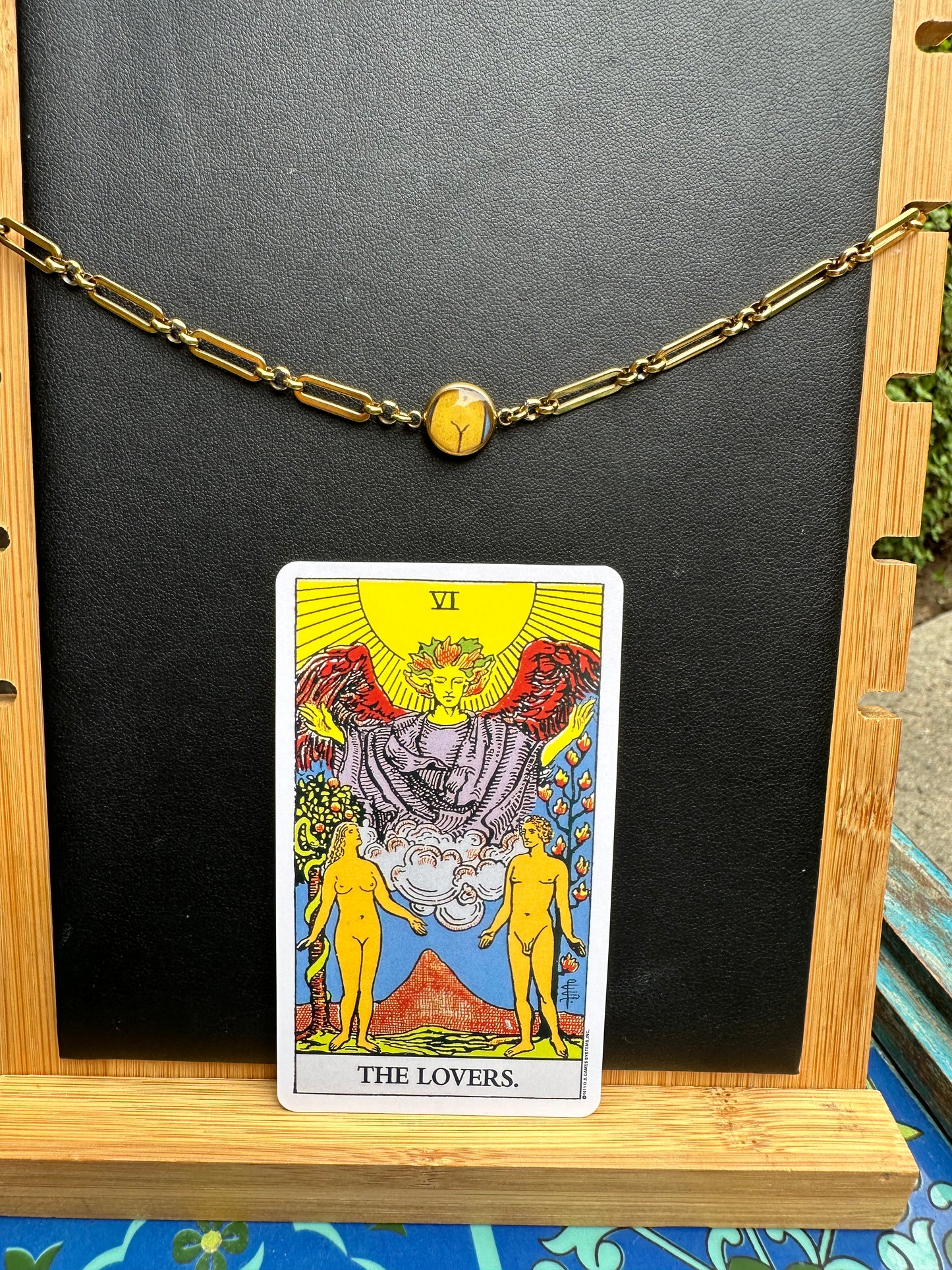 Tarot To Go: The Lovers His n Hers Choker Necklaces