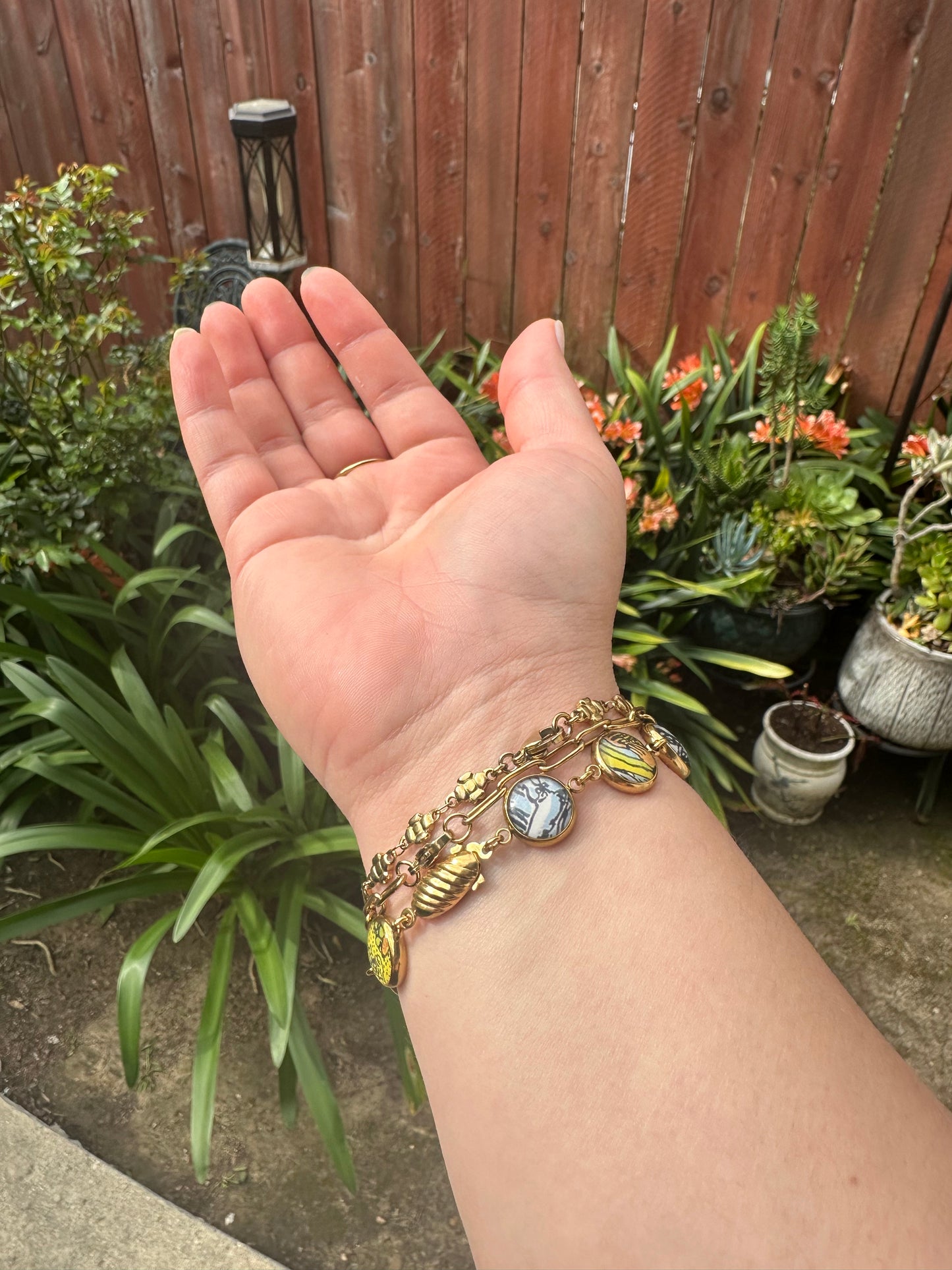 Queen of Cups: Tarot Card Bracelet