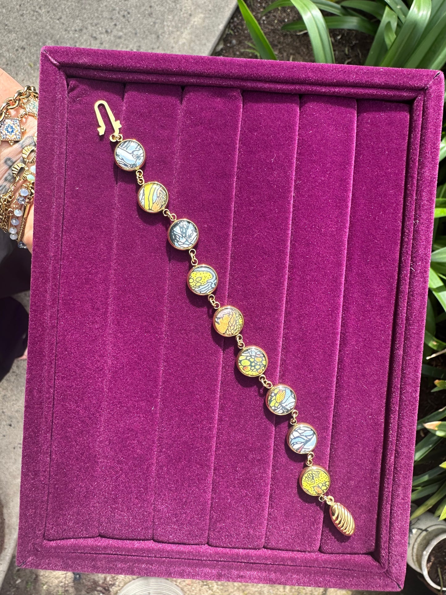 Queen of Cups: Tarot Card Bracelet