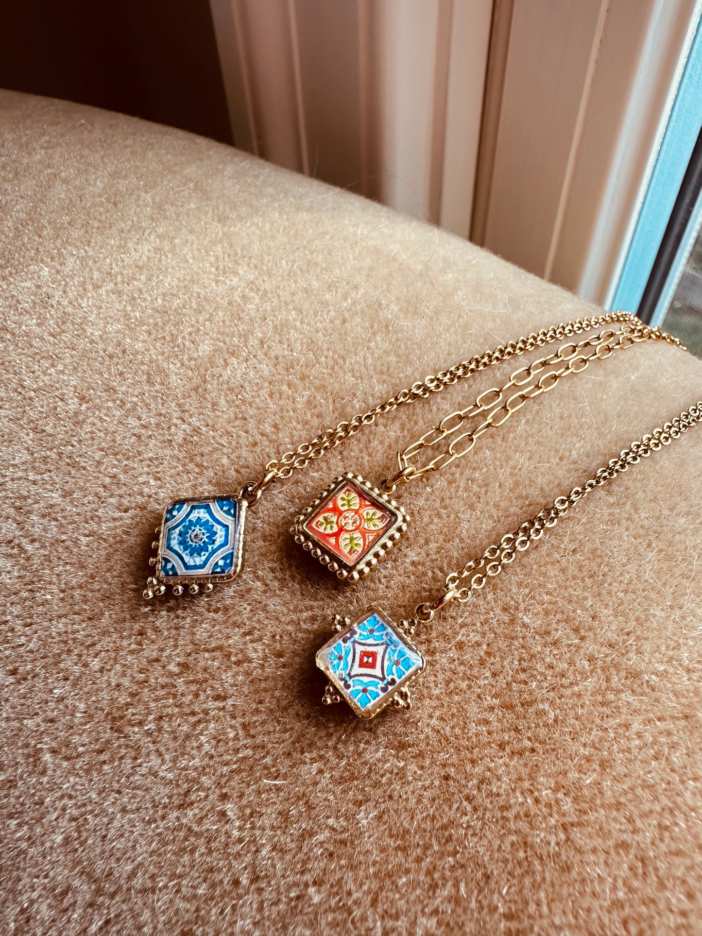 Choose Your Tile: Tiles to Go Pendant Necklace