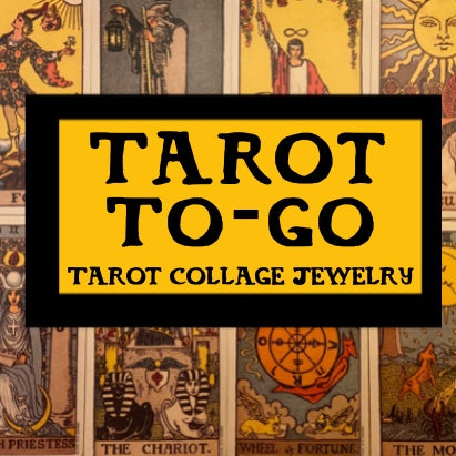 Tarot To-Go: Roger Buster x CreaTiffity Studios Tarot Collage Jewelry