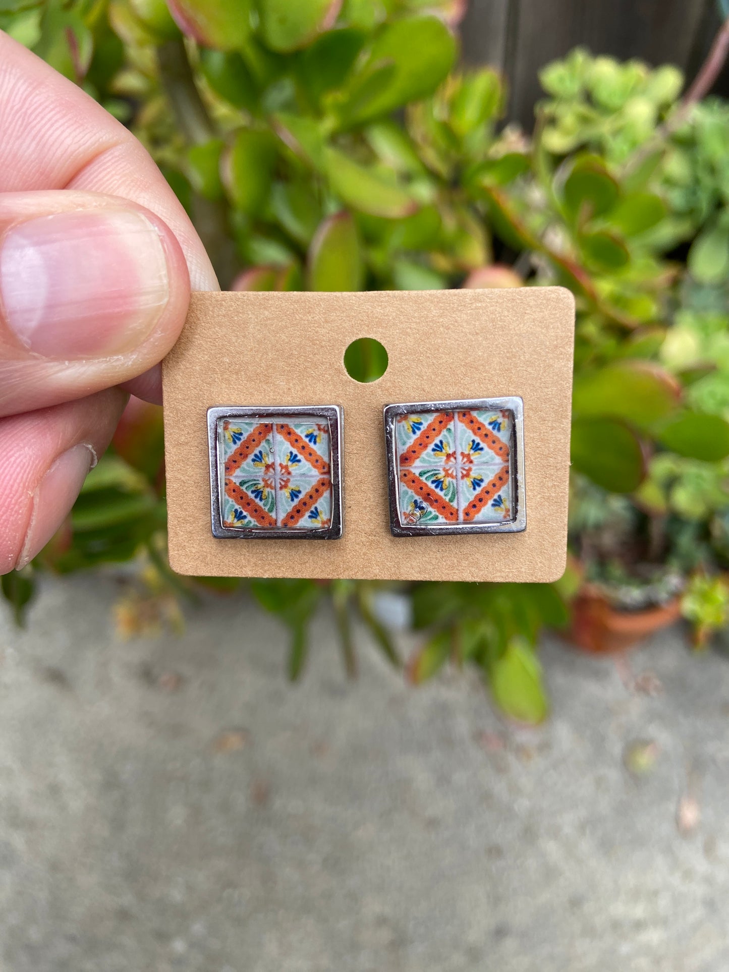 Watermelon Wreath Tile Studs (State and Figueroa St.)