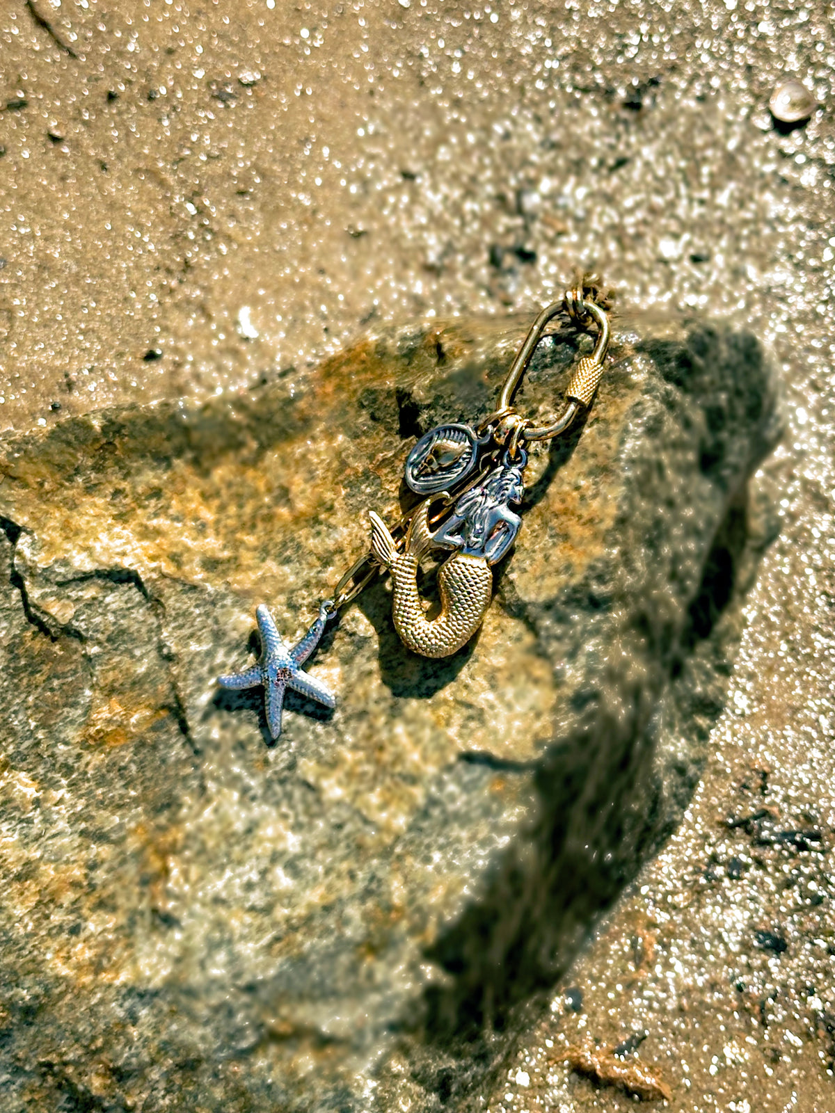 Sirena Necklace (Mermaid necklace with interchangeable charms)