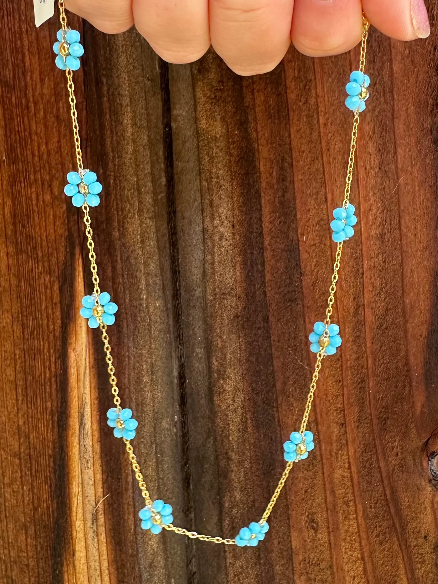 Beaded Daisy Chain Necklace