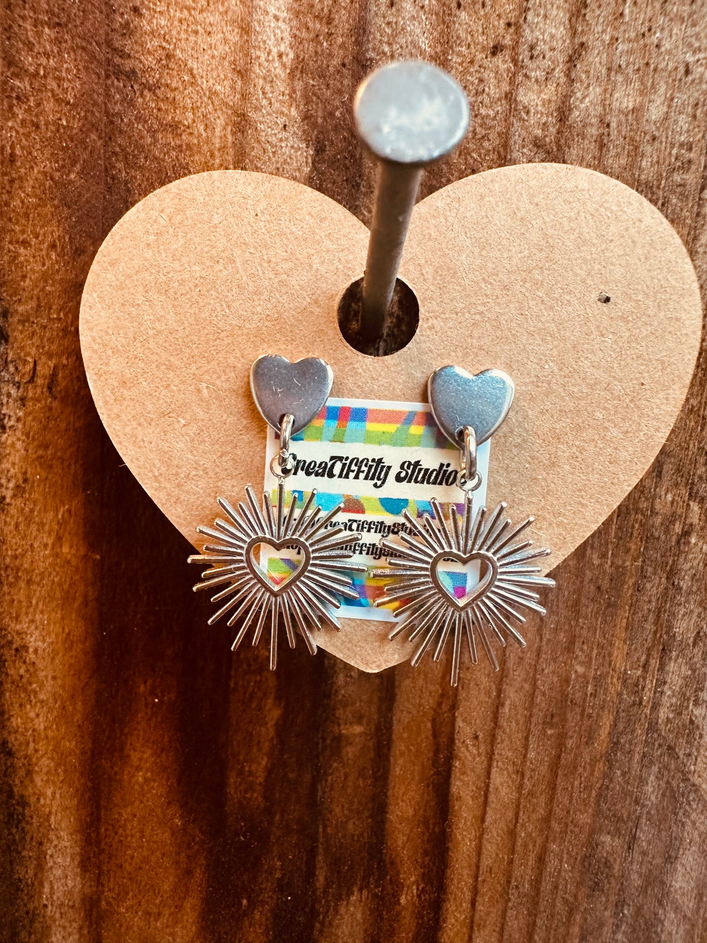 Shining Heart Earrings