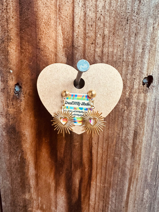 Shining Heart Earrings