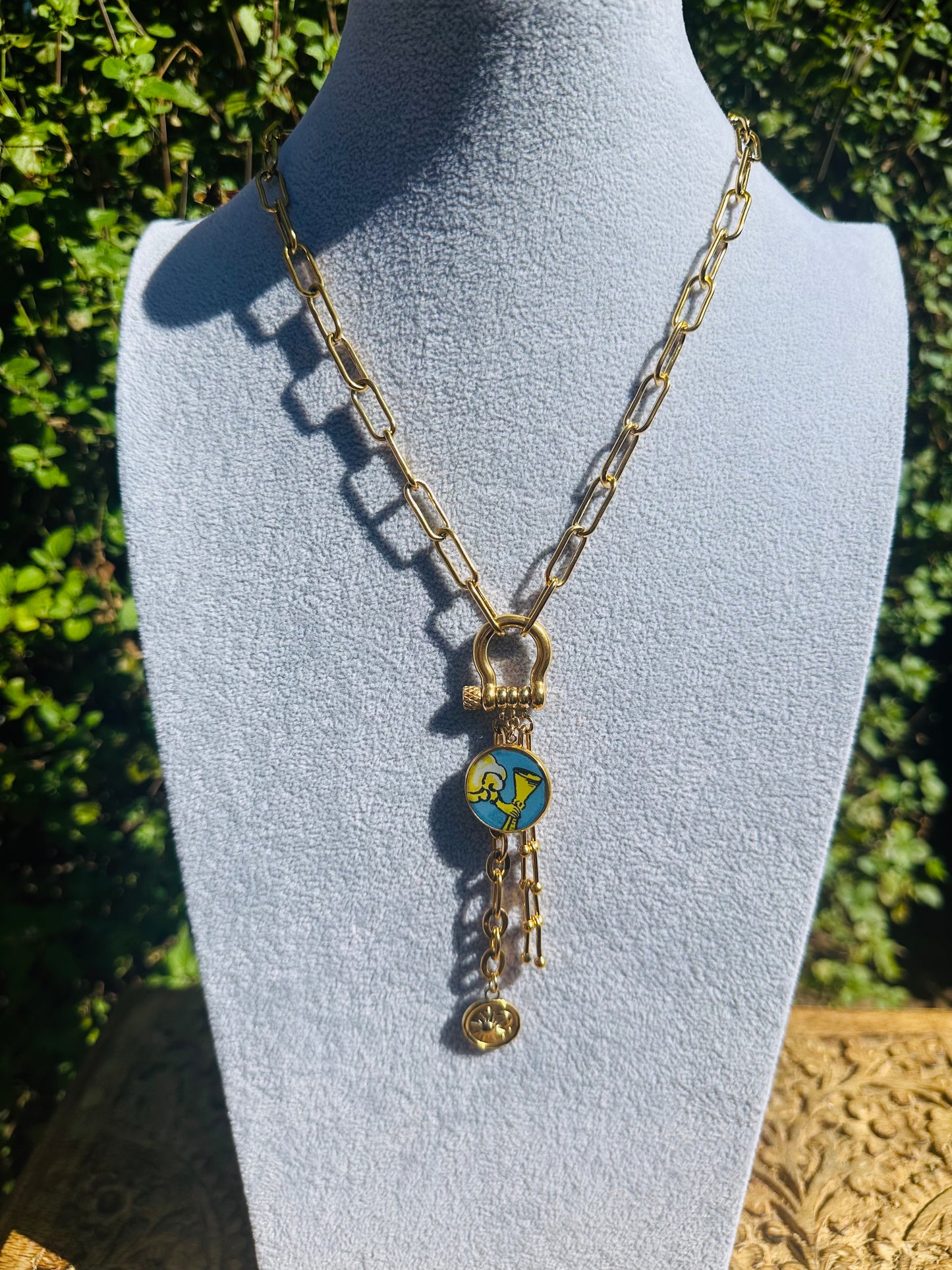 Tarot To Go: Shackle Clasp Necklaces