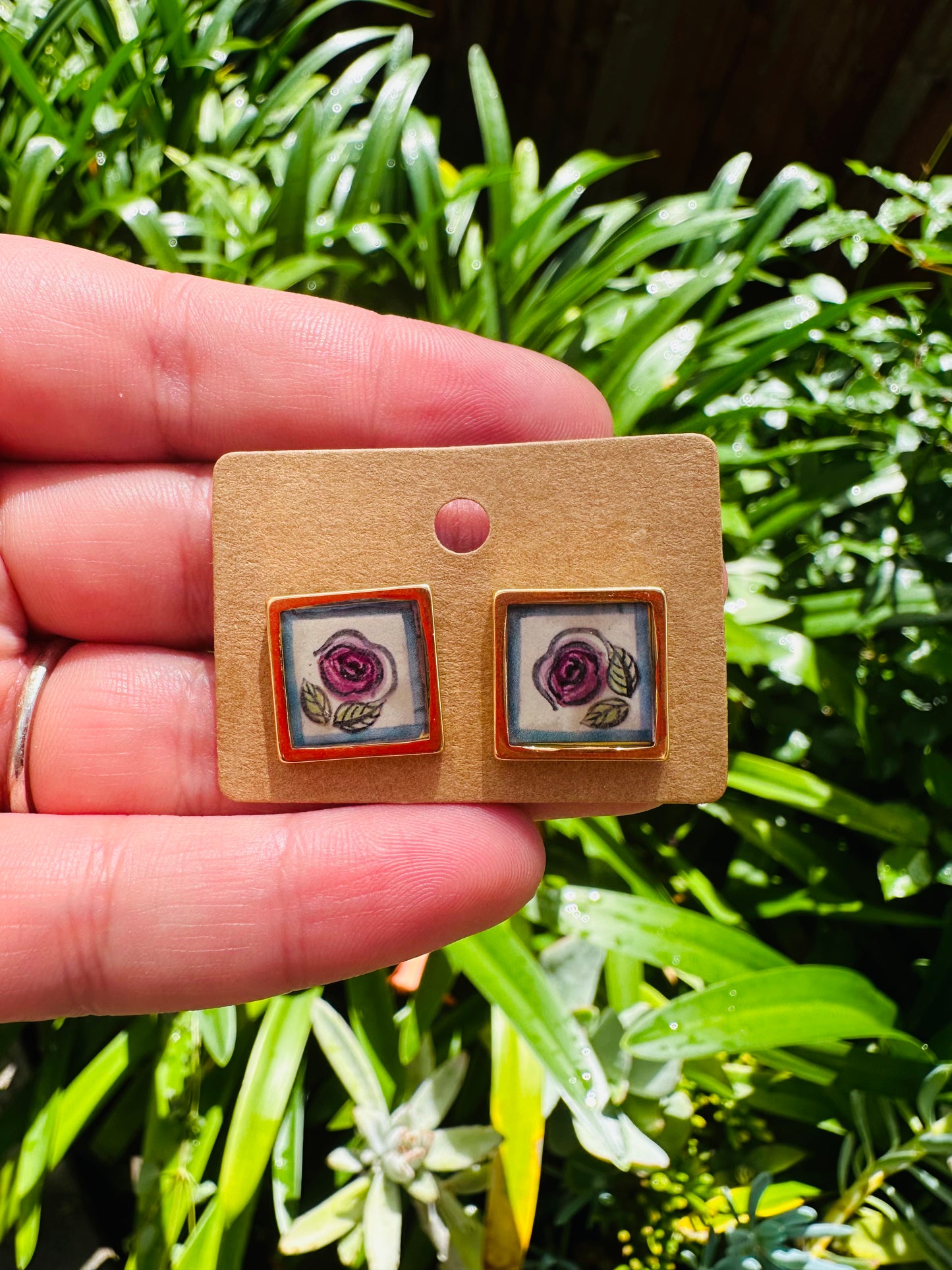 Wallflower Tile Studs (Cota St. Studios)