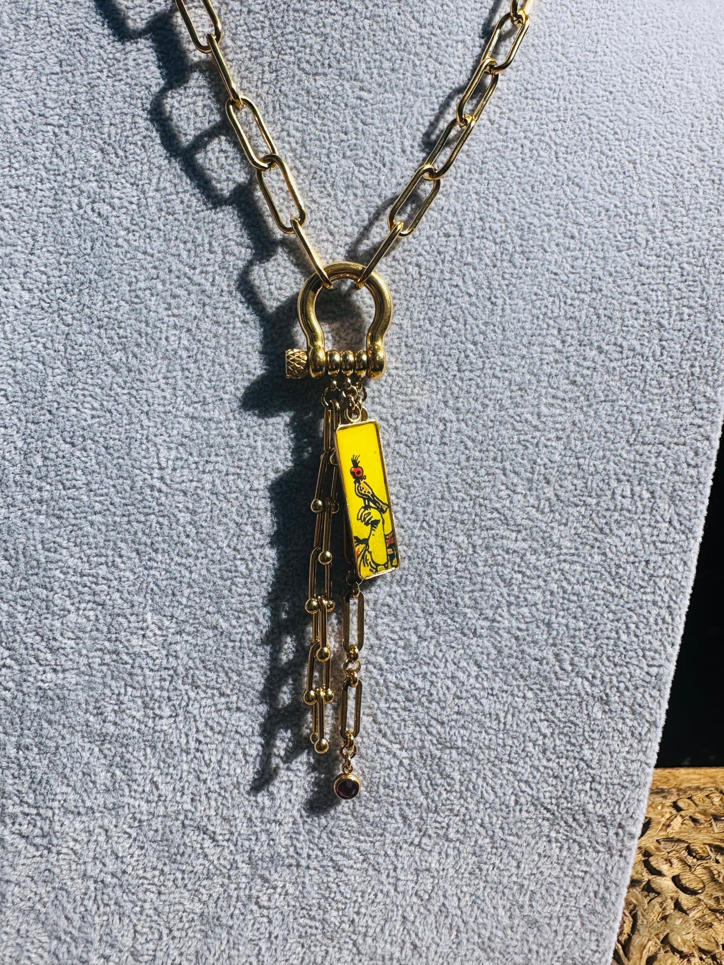 Tarot To Go: Shackle Clasp Necklaces