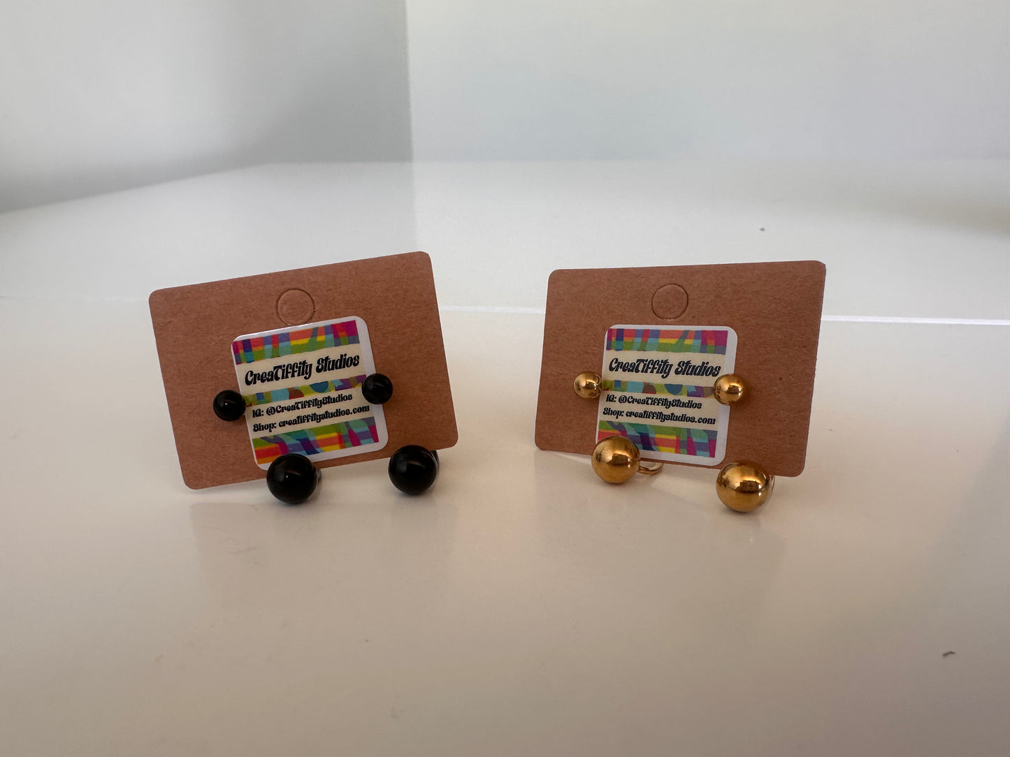 Floating Orb Studs