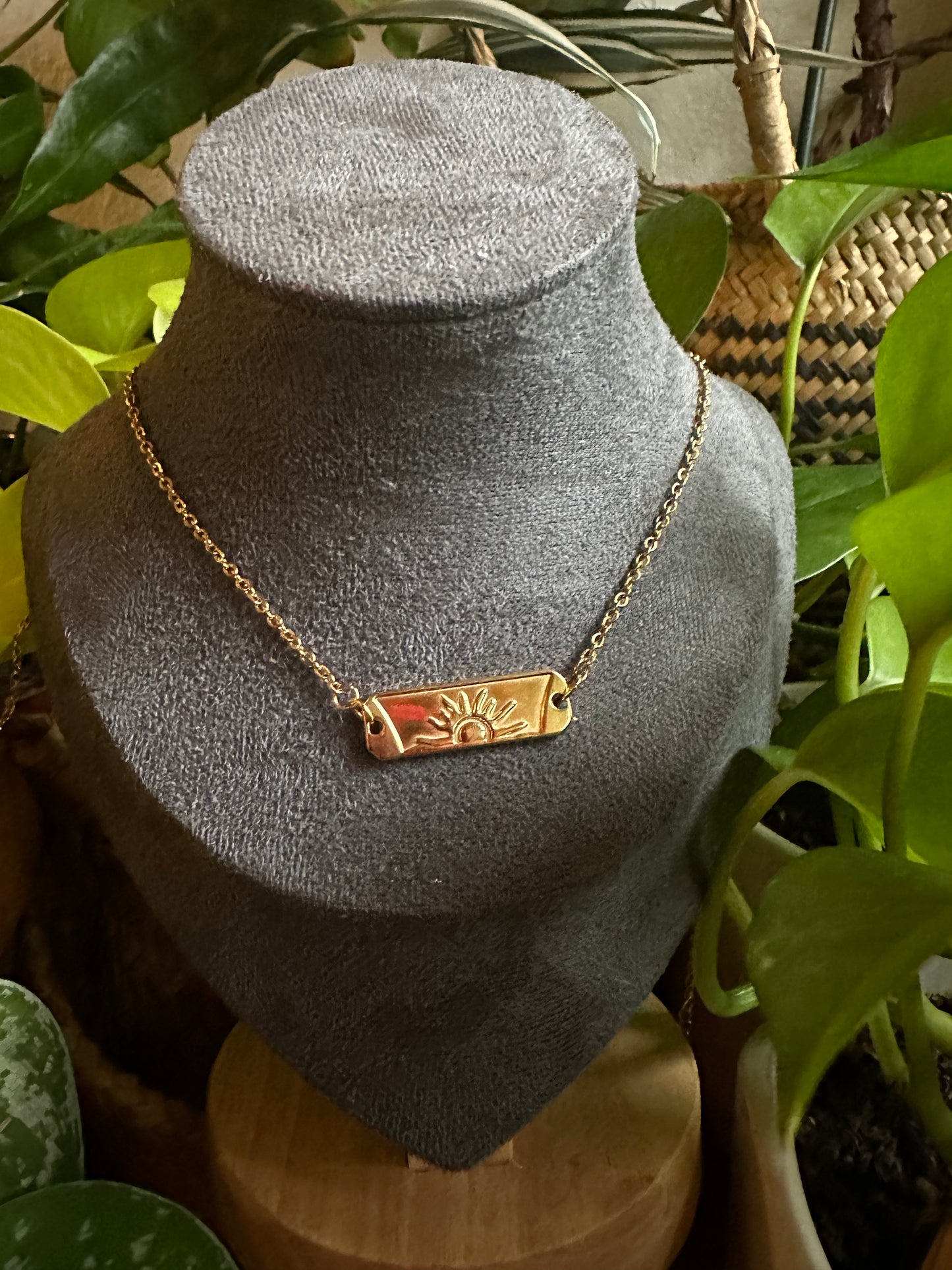 Sun Bar Necklace