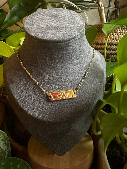 Sun Bar Necklace