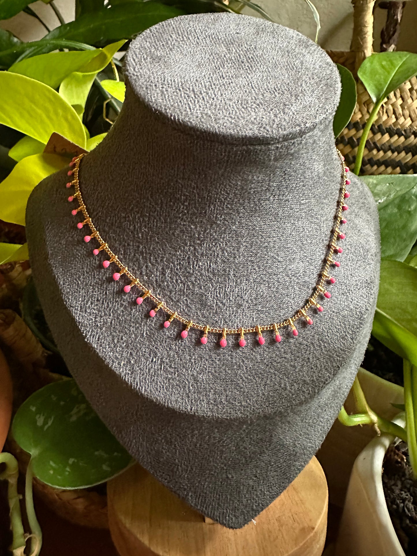 Pop of Pink Necklace