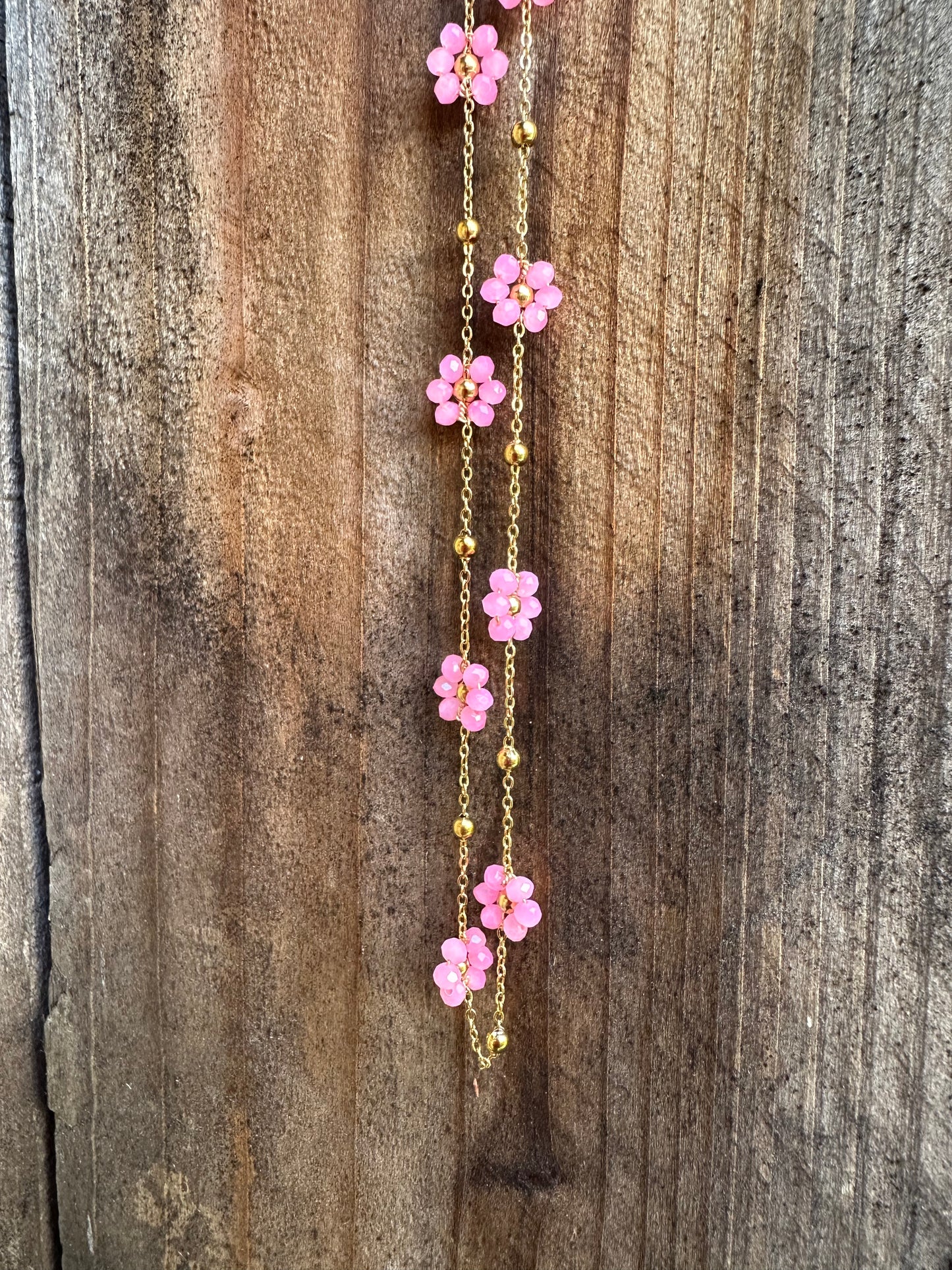 Beaded Daisy Chain Necklace