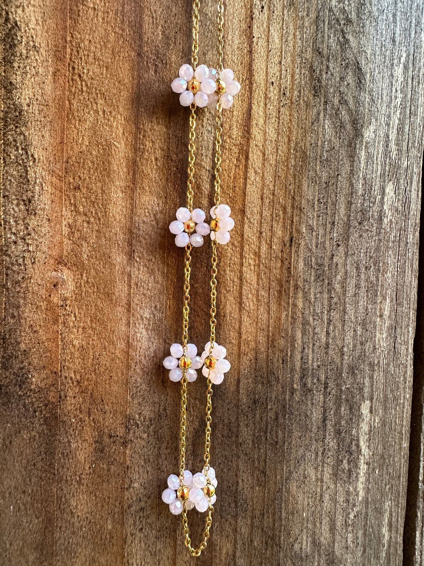 Beaded Daisy Chain Necklace