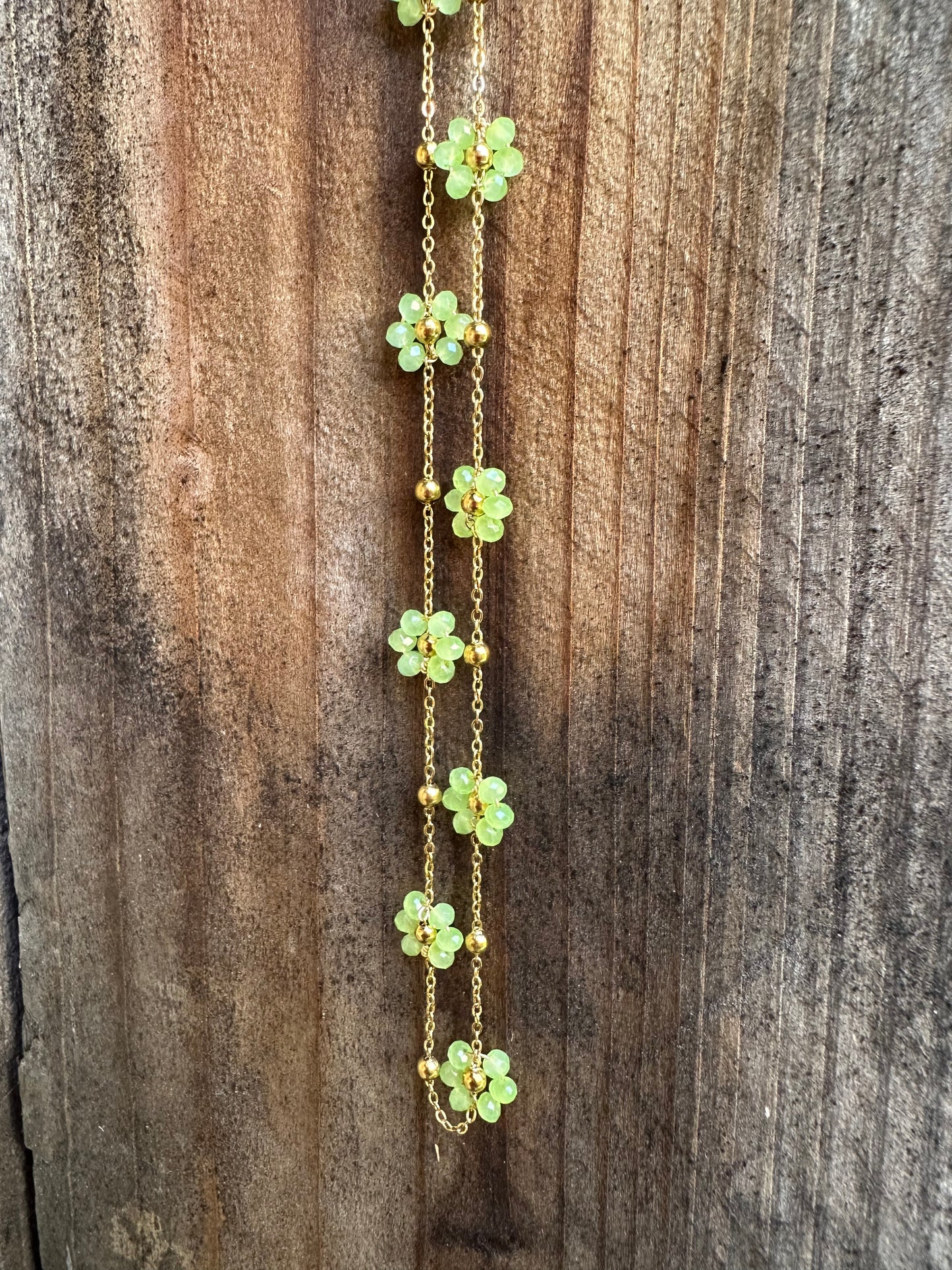 Beaded Daisy Chain Necklace