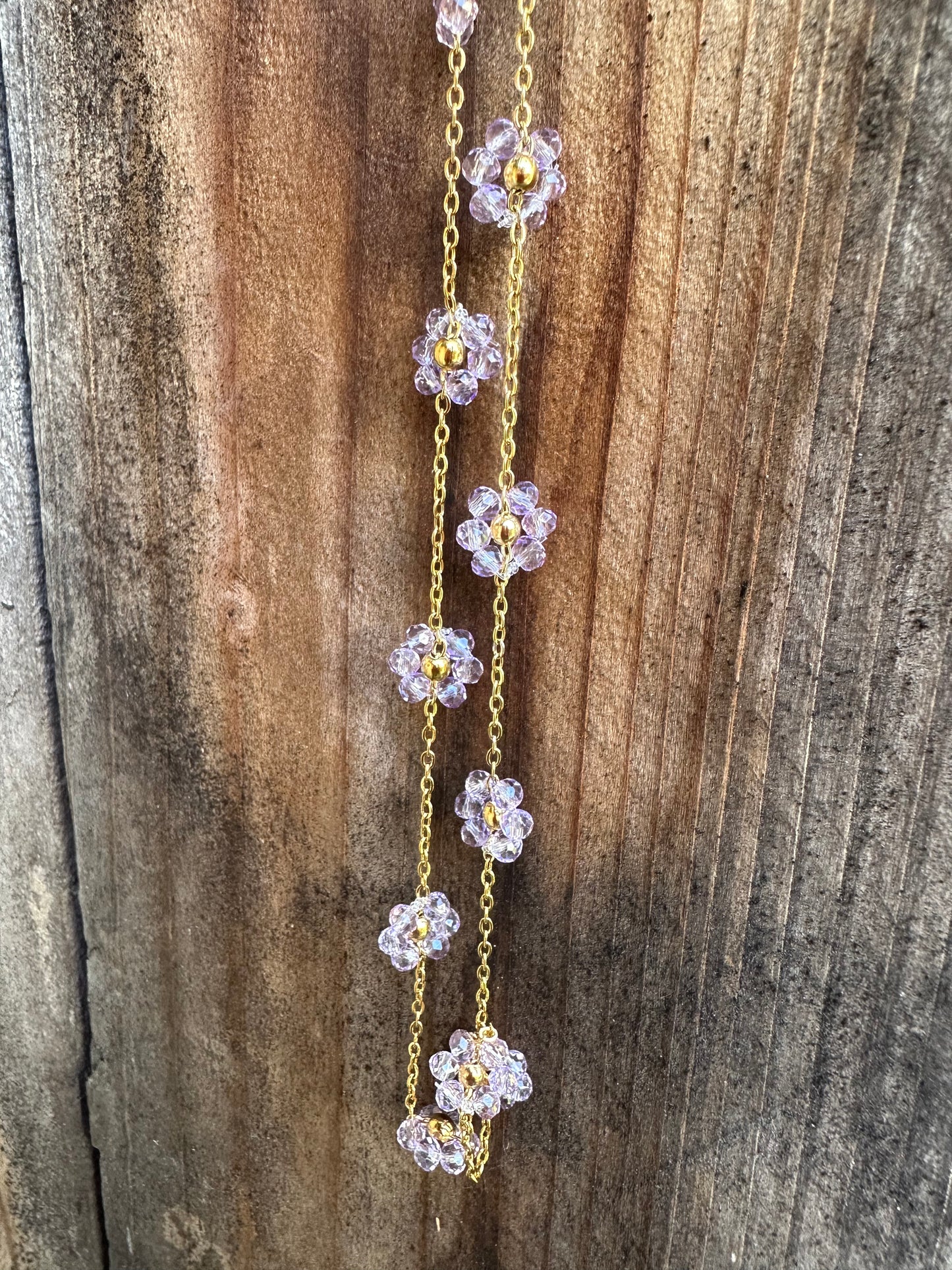 Beaded Daisy Chain Necklace