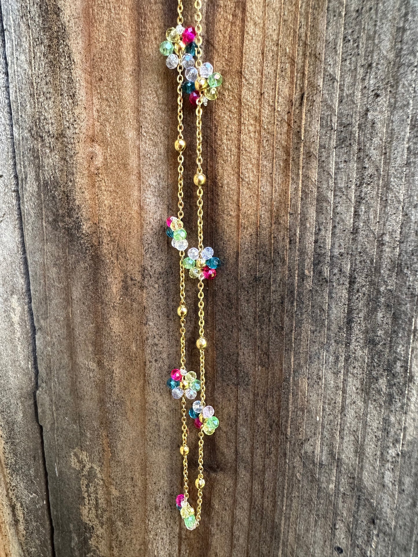 Beaded Daisy Chain Necklace