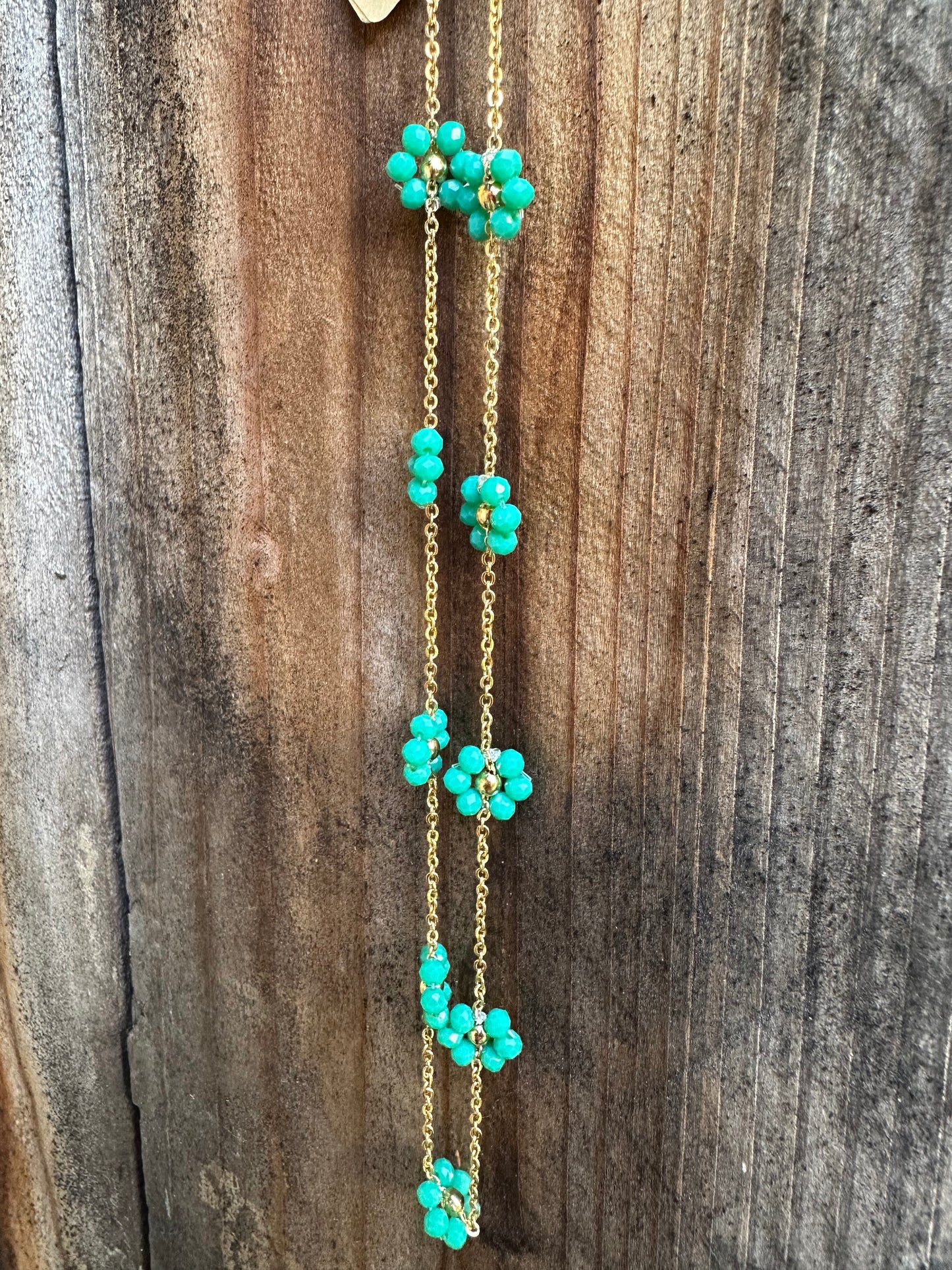 Beaded Daisy Chain Necklace