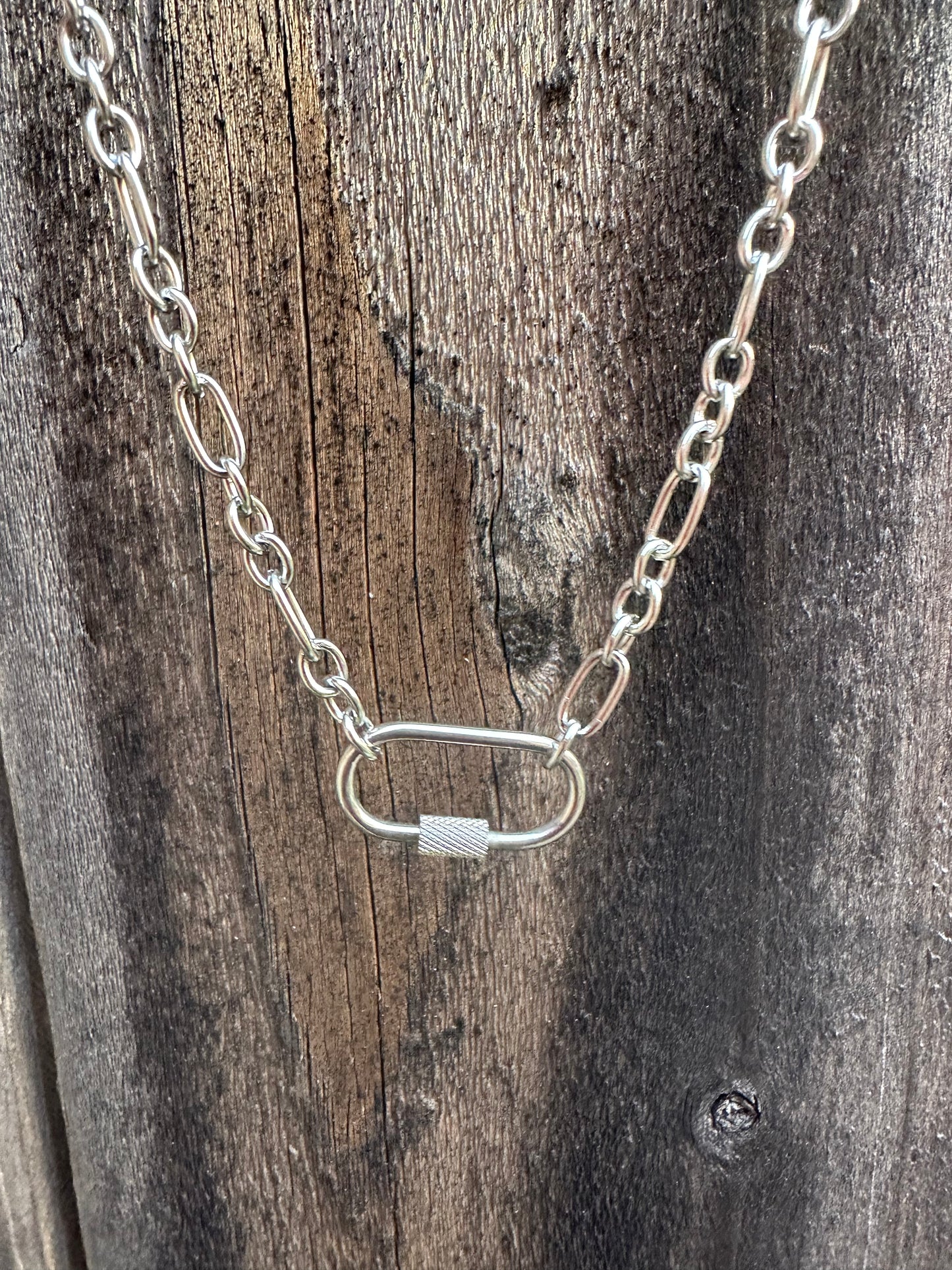 Carabiner Chain Necklace