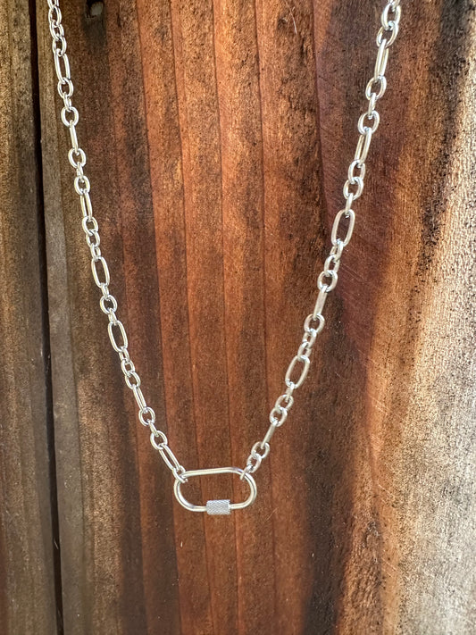 Carabiner Chain Necklace