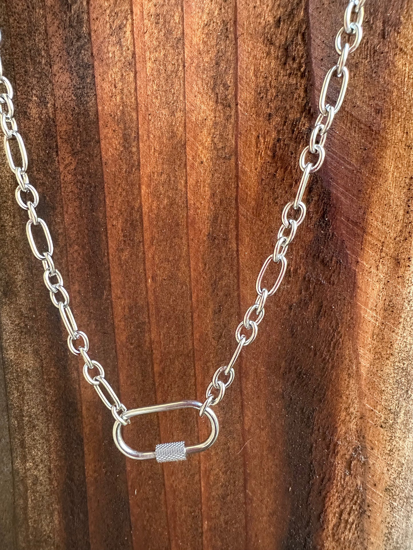 Carabiner Chain Necklace