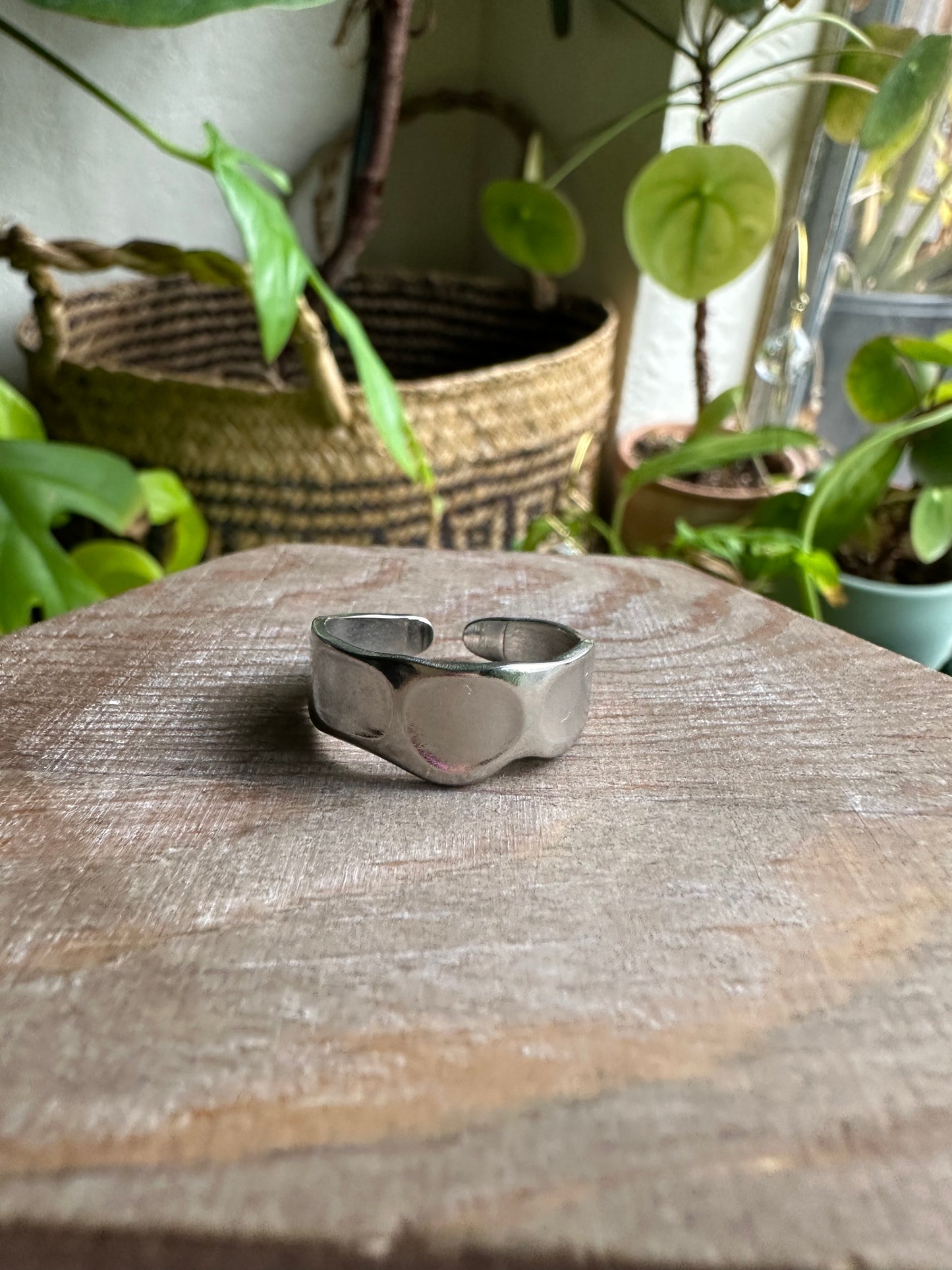 Metal Moment Cuff Ring