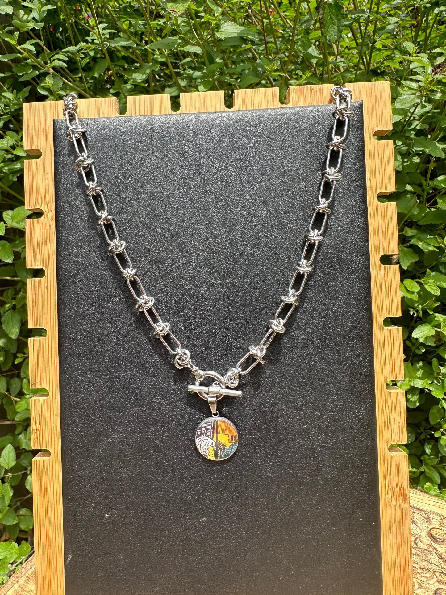 Thought Bubble Necklace (X of Pentacles)