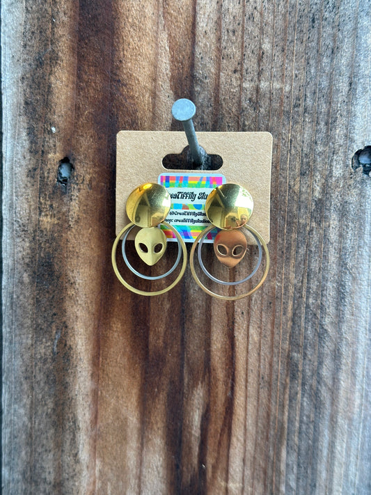 Alien Halo Earrings