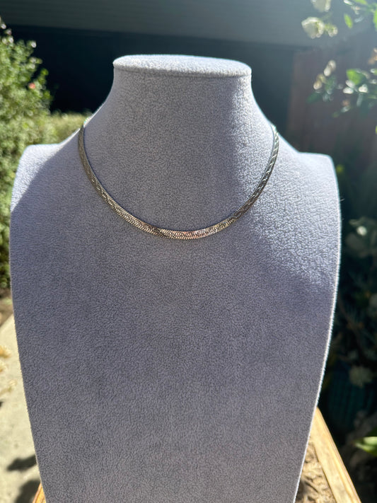 (Em)Bossy Herringbone Necklace