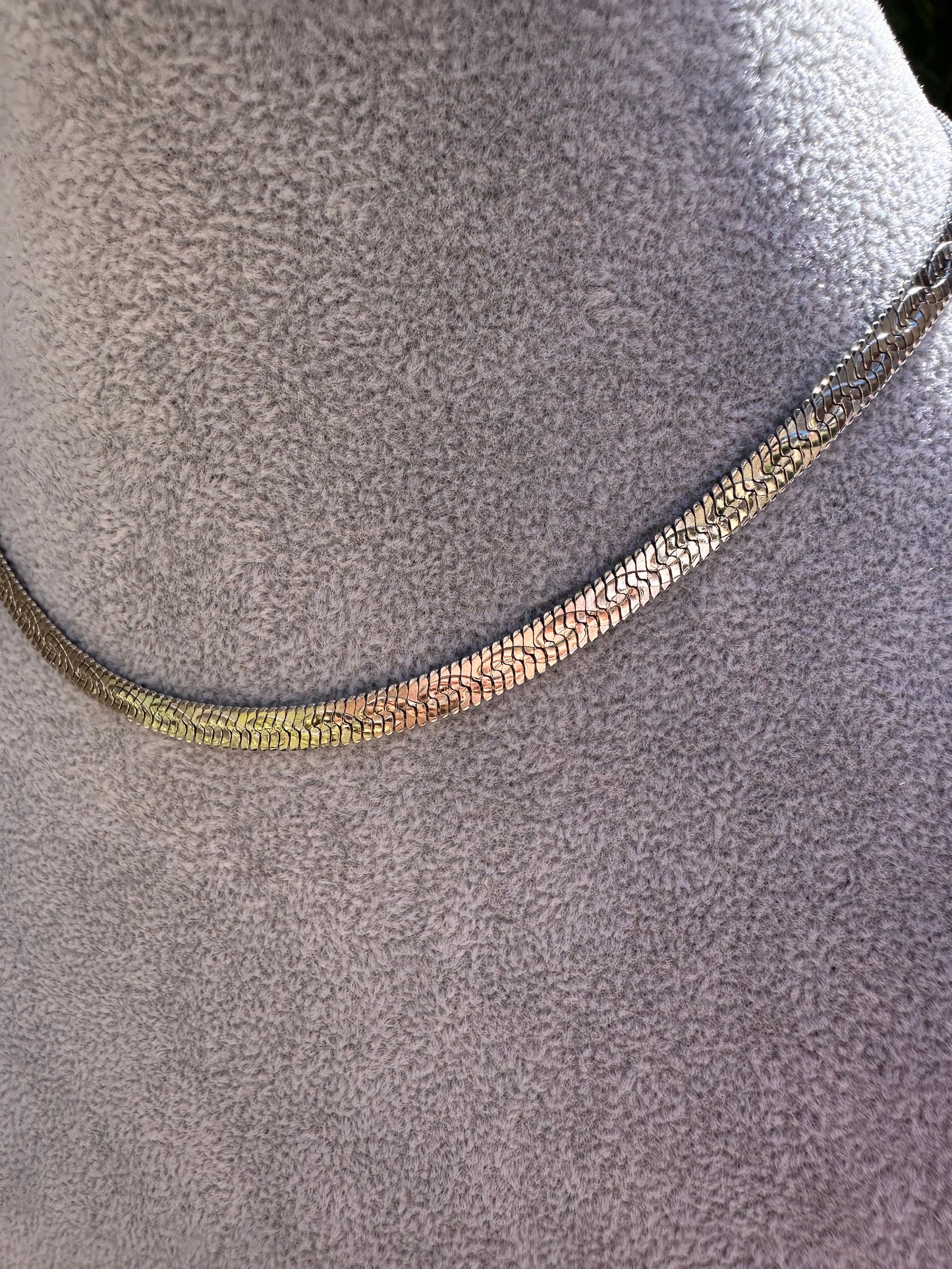 (Em)Bossy Herringbone Necklace