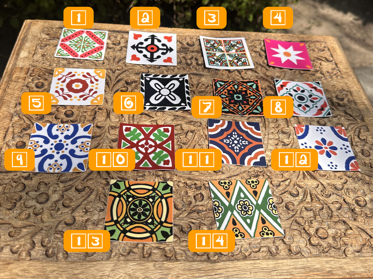 Tiles to Go Stickers