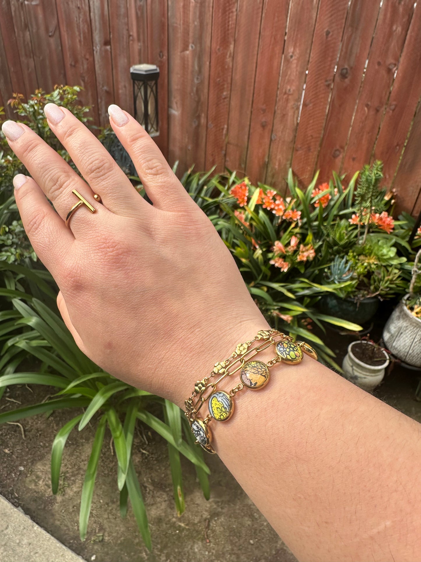 Queen of Cups: Tarot Card Bracelet